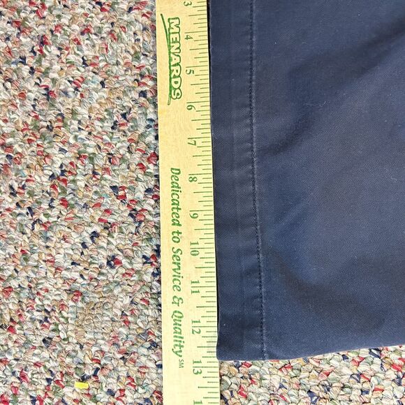 Polo Ralph Lauren Tyler Navy Double Pleated Relaxed Classic Chino Shorts Size 34 - Picture 11 of 12